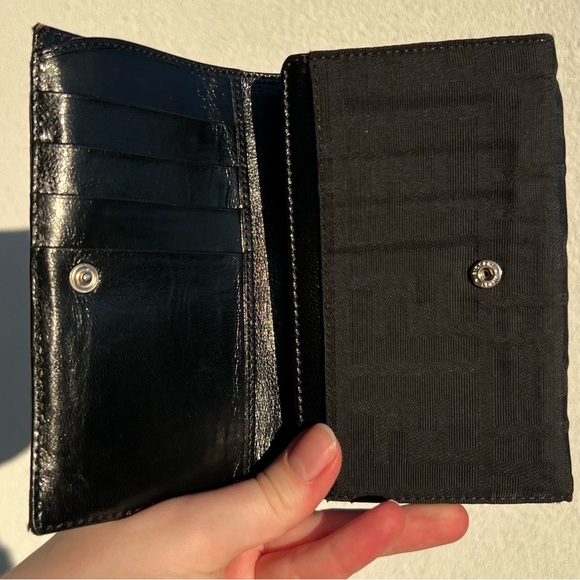 Fendi Zucca Unisex Nylon Leather Wallet - Picture 5 of 9